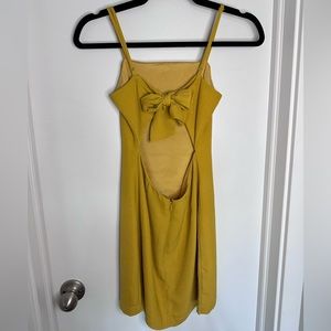 Lulus mustard yellow dress